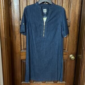 Anne Klein Denim Dress Women’s 4 NWT